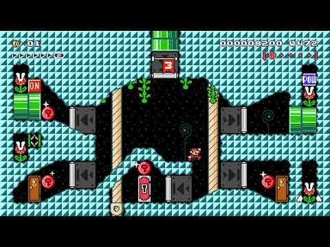 The Key of Conveyor Cave (Super Mario Maker 2)