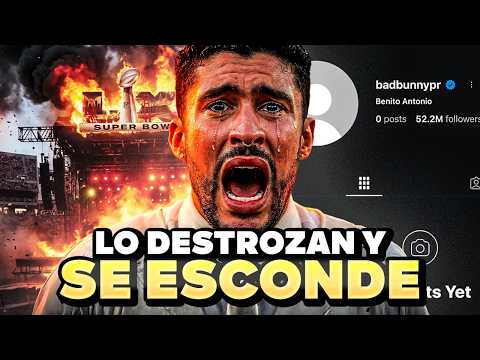 Bad Bunny DELETES his Instagram after being BANGERED for his Super Bowl show