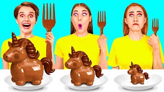 Big, Medium and Small Plate Challenge | Simple Secret Kitchen Hacks and Tools by TeenChallenge