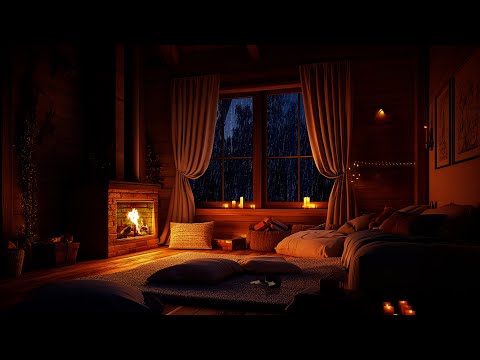 Rainy Attic Retreat - Cozy Space with Sleeping and Fireplace