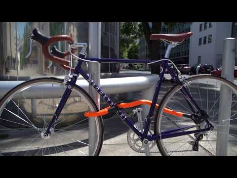 How-To use Part 3: Vorderrad + Hinterrad anschließen – tex-lock Fahrradschloss Größe M