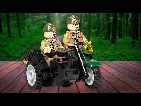 Советский Мотоцикл с Коляской из LEGO. Лего Самоделки | Lego Master