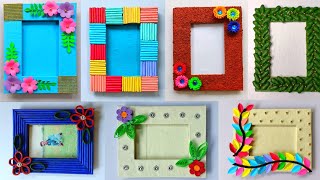 7 Easy and quick Photo frame Making ideas  Beautif