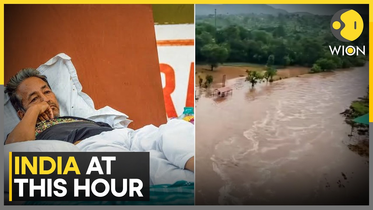 Sonam Wangchuk Conscious but Dehydrated | J&K: Rains Trigger Flood Scare in Rajouri | India News