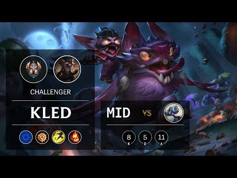 Kled Mid vs Fizz - EUW Challenger Patch 9.16
