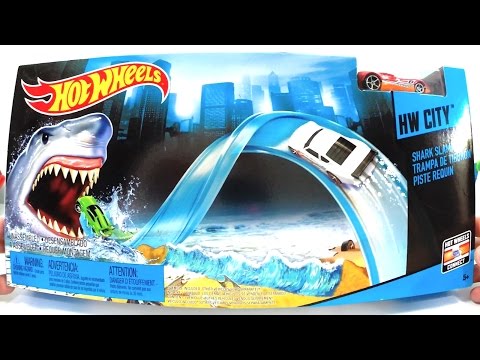 Hot Wheels Shark Slammer, Trampa de Tiburón ou Pista Requin Track set