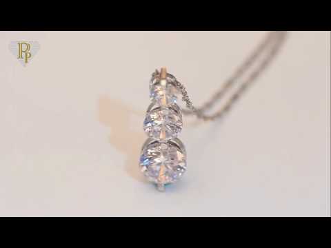 3 Stone Pendent Necklace | Jewelry