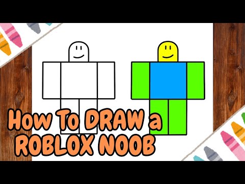 How To DRAW ROBLOX NOOB (Easy Drawing)