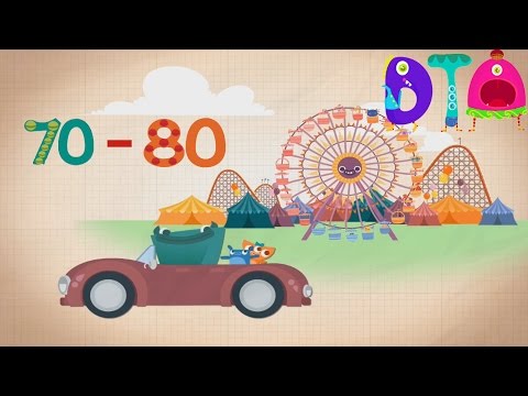 Endless Numbers 70 to 80 - Learn to Count - 123 Fun & Educational for Kids