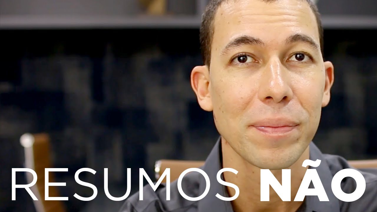 você NÃO precisa fazer resumos pra APRENDER