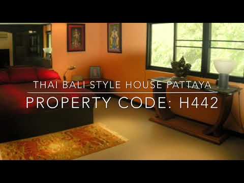 H442  Bali Style 5 Bdr. House for sale Siam Country Club Pattaya