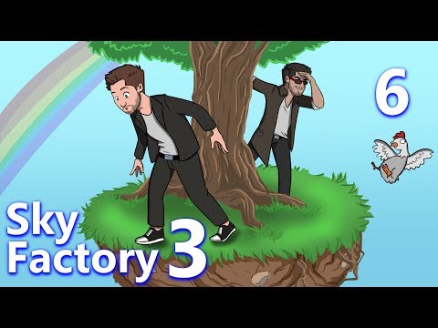 Minecraft: Sky Factory 3 w/ CaptainSparklez - Ep 6 - GRINDING AND TWITCHING