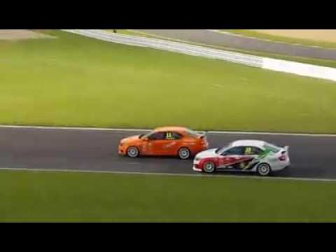 Tim Gábor - Octavia Cup, Autodrom Most, first corner, Pekar vs Tim