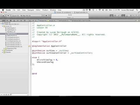 Cocoa Programming L35 - NSViewController