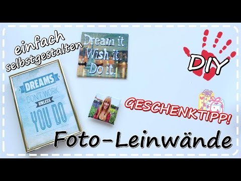DIY Foto-Leinwand selbermachen mit Transfer Potch | Geschenkideen