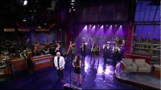 David Byrne & St. Vincent - I Should Watch TV on Letterman 01.28.13