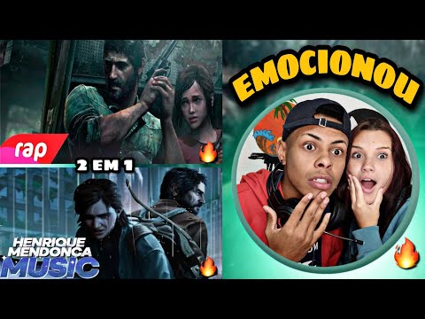 REACT 2 EM 1: RAP DO JOEL E ELLIE - OS ÚLTIMOS DE NÓS | RAP DO THE LAST OF US 2 - SE EU TE PERDER