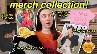 MY MERCH COLLECTION 2024 (harry styles, sabrina carpenter, 1D, ariana grande, + MORE!)