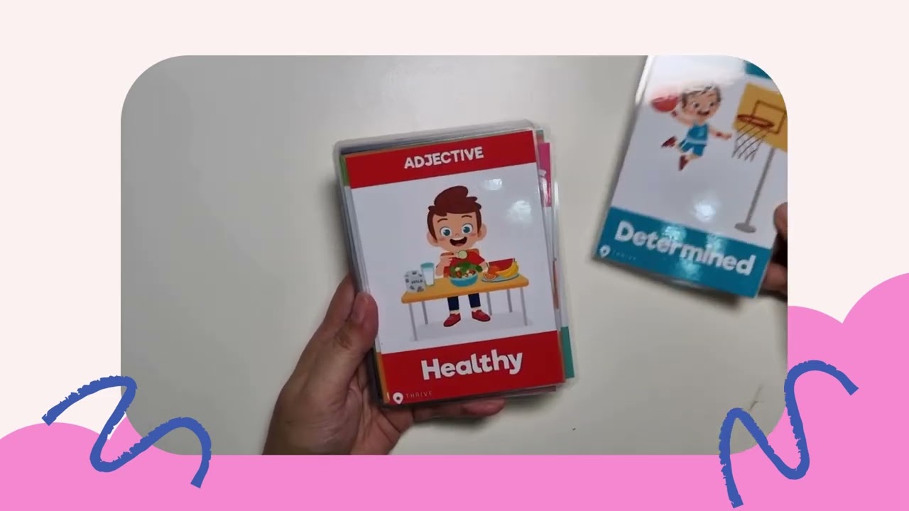 Adjectives using Flashcards