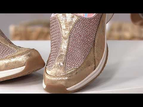 Skechers Metallic Pearl Open Back Shoes - Commute Time on QVC