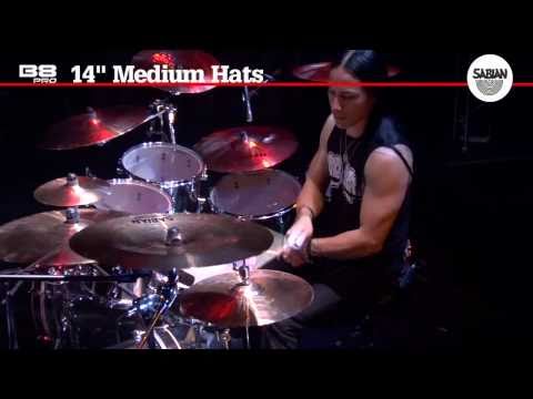 SABIAN 14"B8Pro Med Hats- Hihat Cymbal Demo, зображення 1