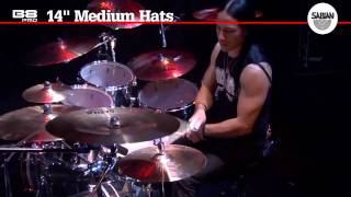 Video thumbnail for SABIAN 14" B8Pro Med Hats- Hihat Cymbal Demo by SABIAN Cymbals