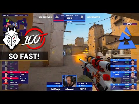 kennyS has LIGHTNING FAST reactions - G2 vs 100 Thieves (CS:GO) | BLAST Premier Spring Series 2020