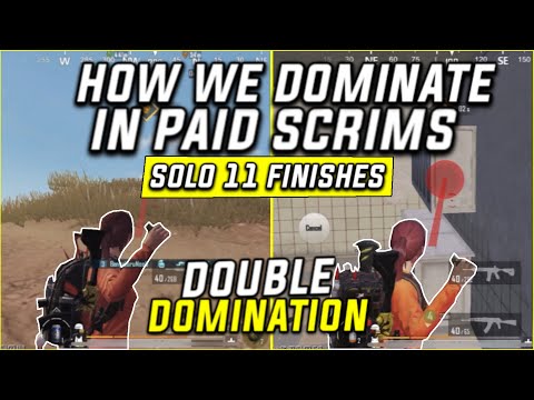 Solo 11 Finishes 🔥How We Dominate In Paid Scrims - iPhone 12 - BGMI COMPETITIVE 🇮🇳 -Bgmi Gameplay