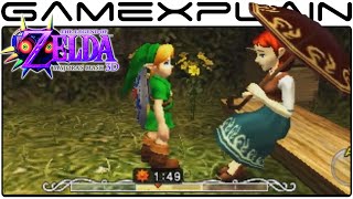 Zelda: Majora's Mask 3D Gameplay - Clocktown Tour & Anju Meeting (Direct Feed - 3DS)