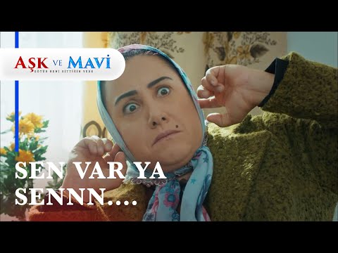 Birgül keyifle Hasibe'nin hakaretlerini dinliyor😂 - Aşk ve Mavi 46. Bölüm