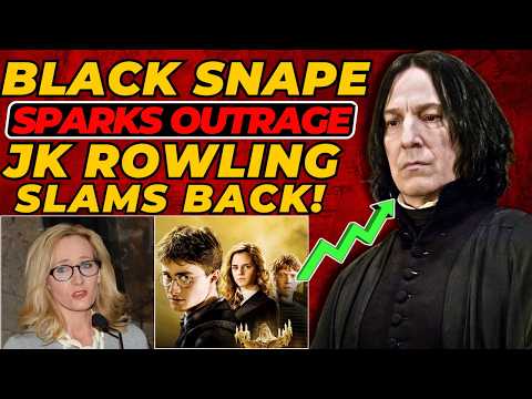 JK ROWLING LOSES IT After Race Swapped SNAPE Is OFFICIALLY Cast By HBO! This Is INSANE