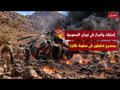 السعودية: إصابة 6 أشخاص في نجران وسقوط طائرة للحرس الوطني