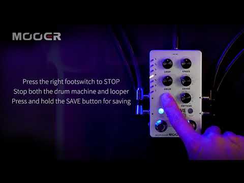 Mooer Groove Loop X2 Looper/Drum Machine Effects Pedal image 7