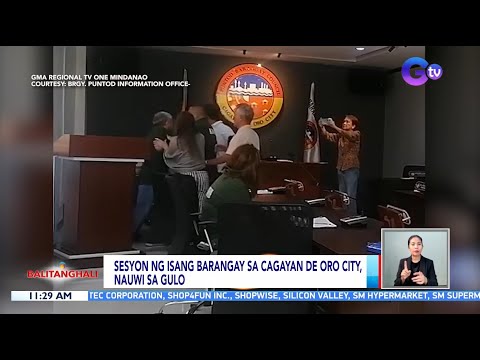 Sesyon ng isang barangay sa Cagayan de Oro City, nauwi sa gulo BT
