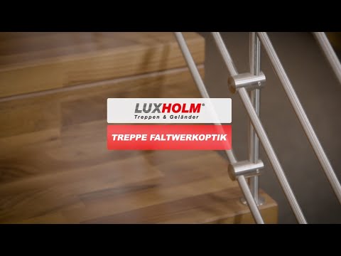 Treppe Faltwerkoptik