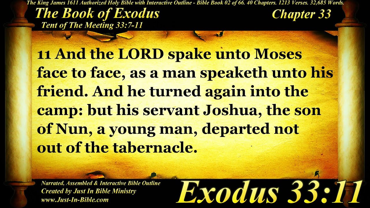Exodus Chapter 33 - Bible Book 02 - The Holy Bible KJV Read Along Audio & Text