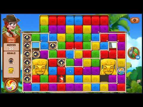 Lost Island Blast Adventure Level 1543 - NO BOOSTERS 🏝️ | SKILLGAMING ✔️