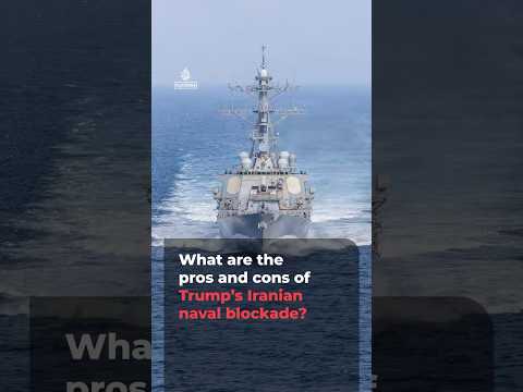 What are the pros and cons of Trump’s Iranian naval blockade? | AJ #shorts