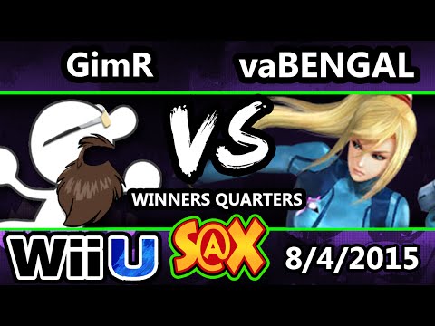 S@X 109 - VGBC | GimR (G&W) Vs. sN | Va Bengal (ZSS) SSB4 Winner Quarters - Smash Wii U - Smash 4