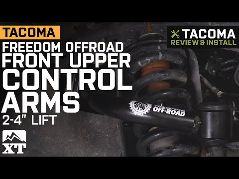 Tacoma Freedom Offroad Front Upper Control Arms for 2-4 in. Lift (2004-2020) Review & Install