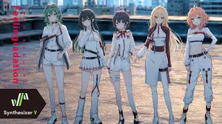 【Synthesizer V】フィーリングラデーション / ReGLOSS 【5人フルカバー/GUMI・宮舞モカ・花響琴・弦巻マキ・花隈千冬】