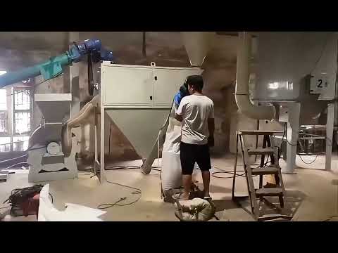 Horizontal Wood Powder Machine