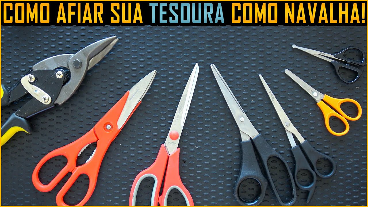 Como Afiar sua Tesoura como Navalha