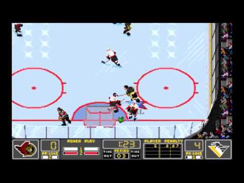 NHL '94 (MS-DOS) - Game 10 - Pittsburgh Penguins at Ottawa Senators