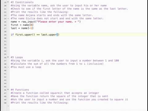 Python Final Review 2