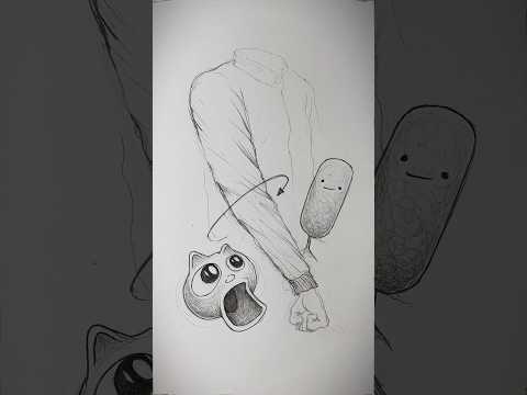 How To DRAW Folds In Clothing! #drawing #foryou #shorts