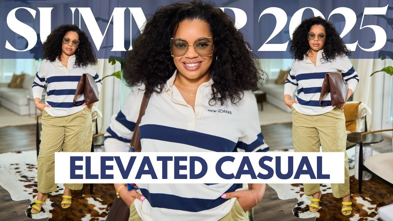 Summer Outfit Rotation 2025 | Easy Elevated Casual Outfits