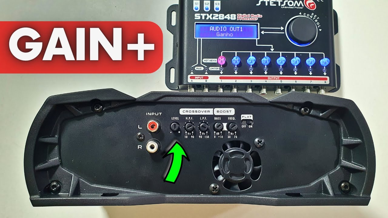 Amplifier's GAIN function How to use it correctly - Gain Structure Automotive Sound #som