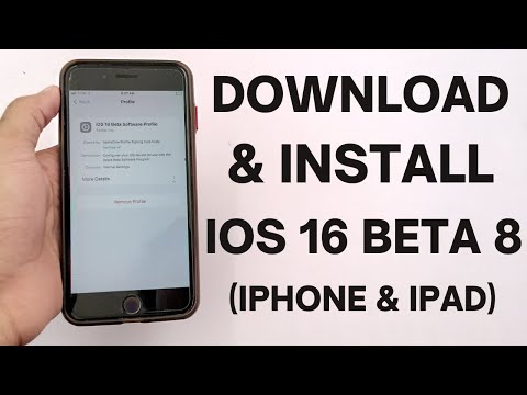 How to Download And Install iOS 16 Beta 8 | iOS 16 Beta