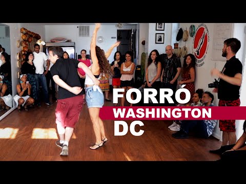 Washington DC Forró Weekend | Camila Alves & Rafael Forro universitário dance demonstration
